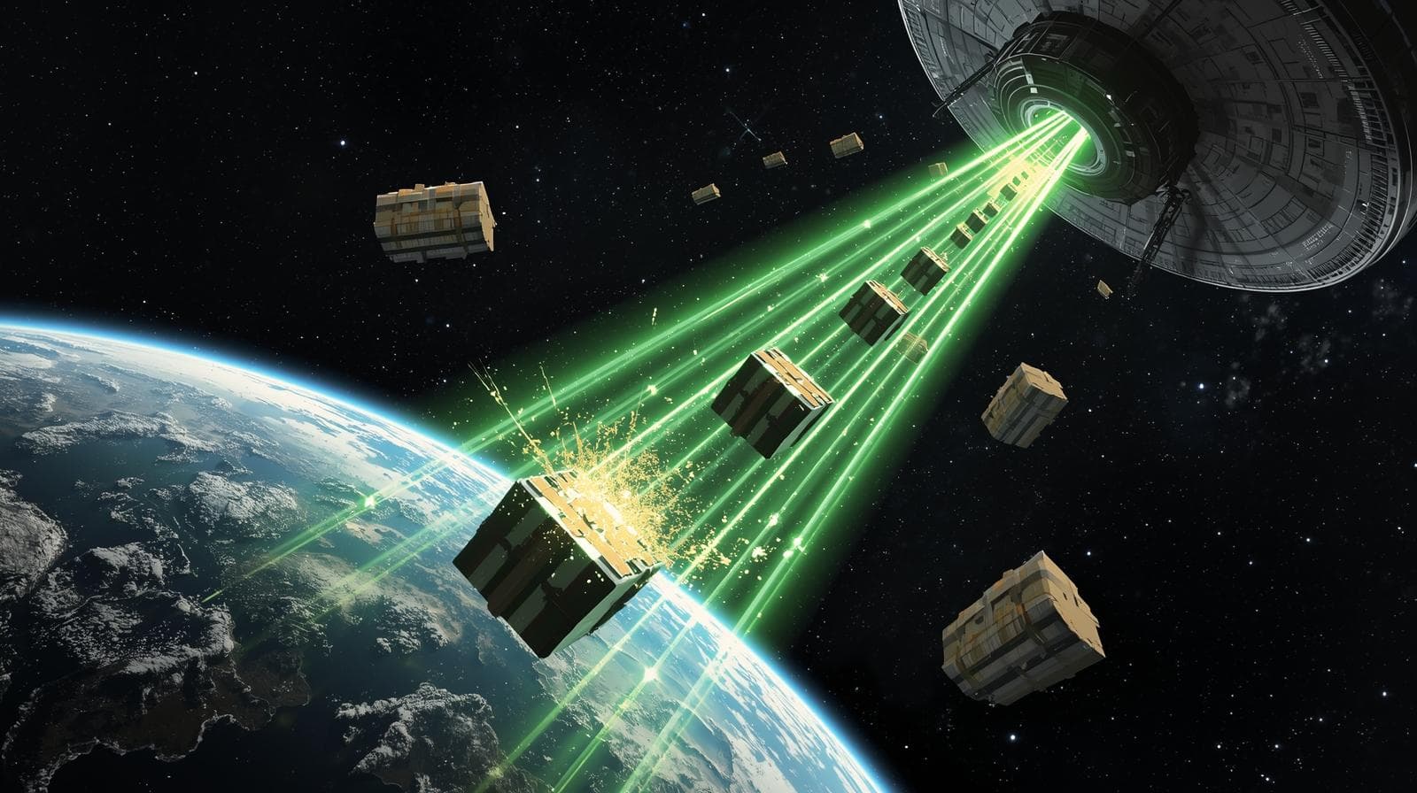 Advanced shipping technology background